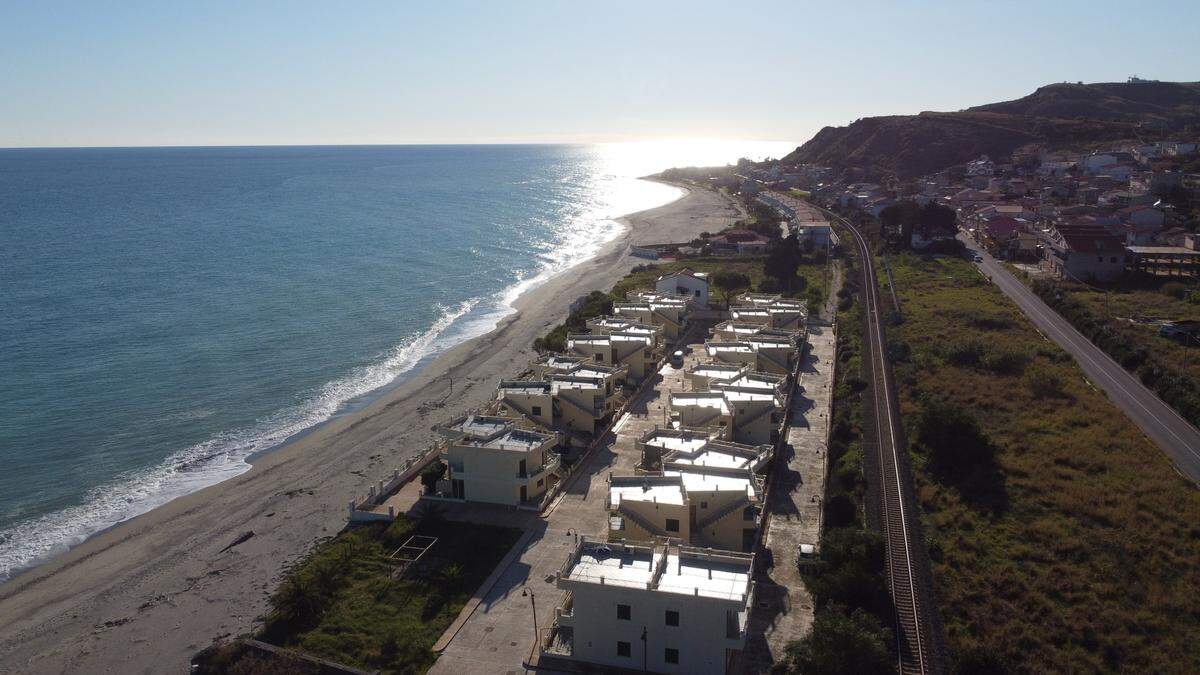 A partial aerial overview of the Jewel of the Sea complex, taken in 2022.