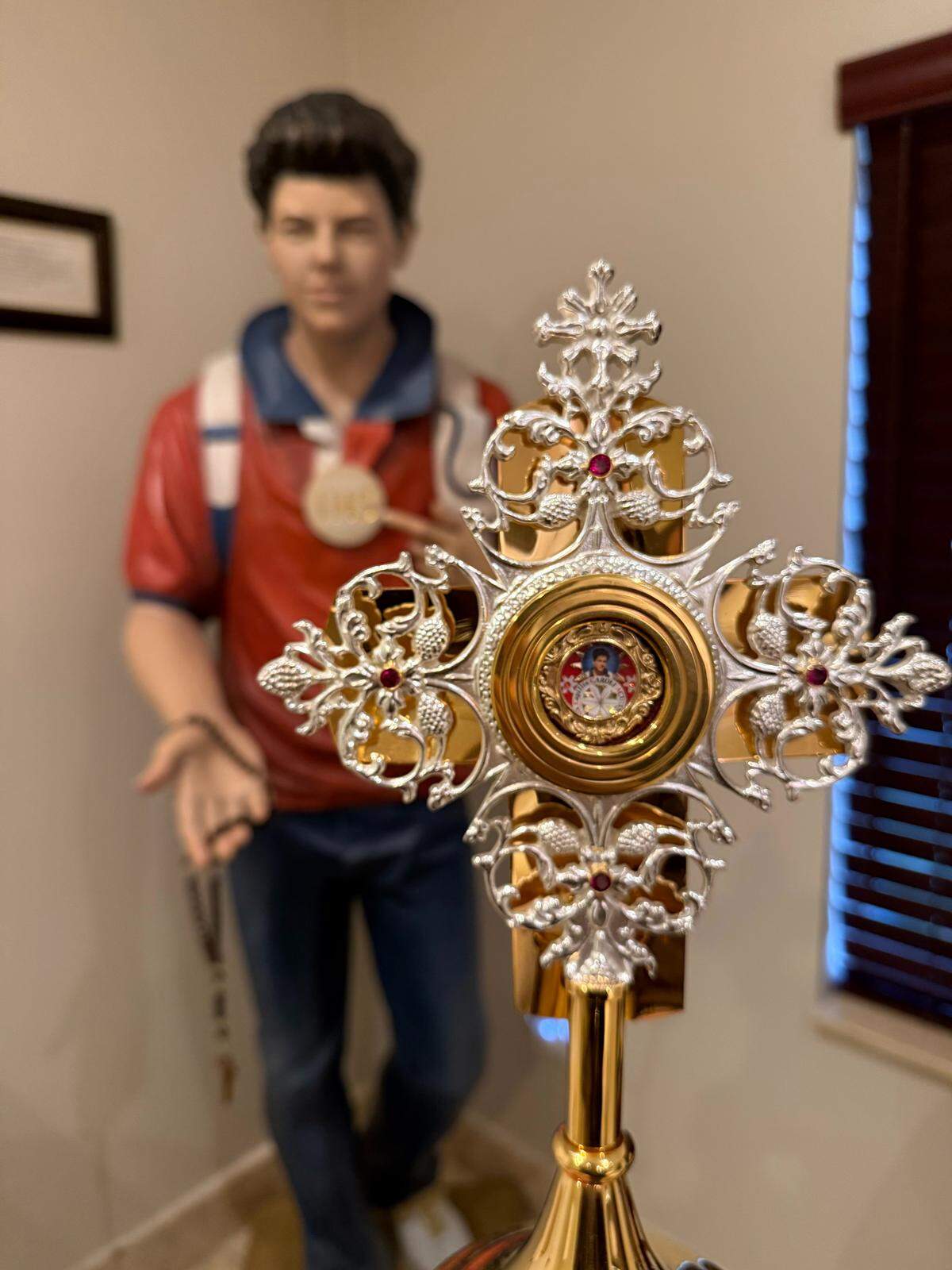 A relic of Blessed Carlo Acutis will be on display at an overnight vigil celebrating his canonization, hosted by the Servants of the Pierced Hearts of Jesus and Mary in Miami. Acutis is the first Millennial saint in the history of the Catholic Church.