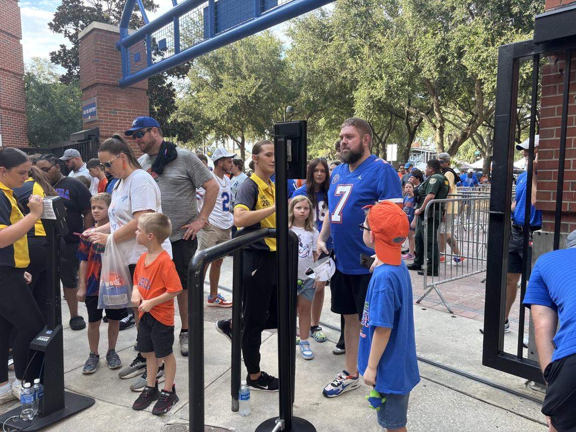 The University of Florida implemented a facial authentication ticketing system, the first of its kind in collegiate athletics. Six of Florida’s 18 gates were fitted with an “Express Entry Line”. To enter through that section, fans submit a photo before the game, and it’s transferred to tablets at the specific gates.