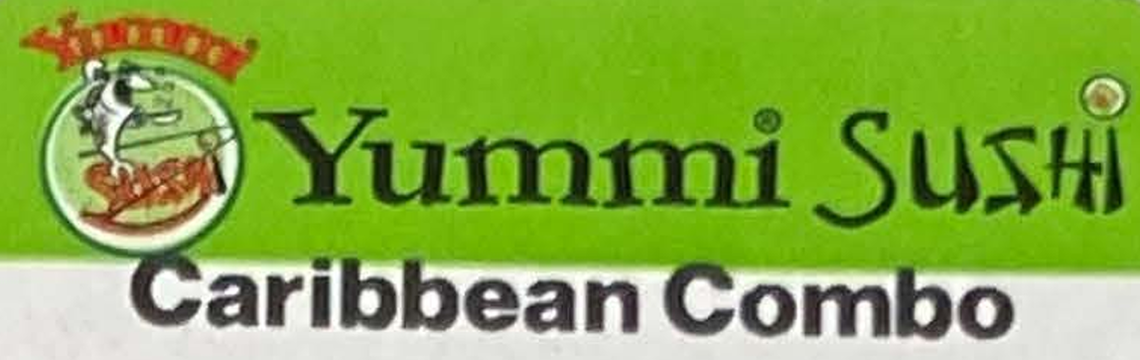 The label to Yummi Sushi’s Caribbean Combo, one of the 89 products Yummi Sushi recalled from Kroger’s Texas stores.
