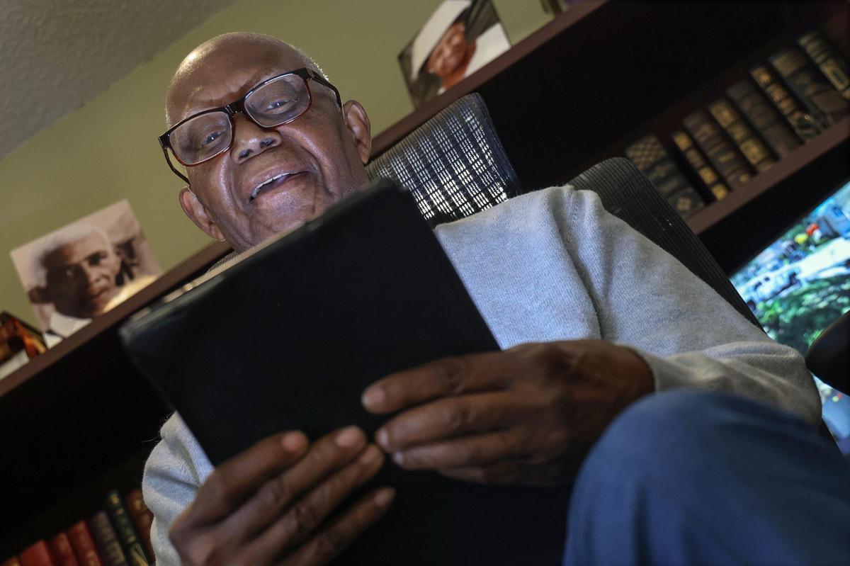 Bertie McCulloch, 89, understands why seniors are reluctant to embrace technology -- they are worried about scammers and identity theft. “We don’t like our information out there,” he said.