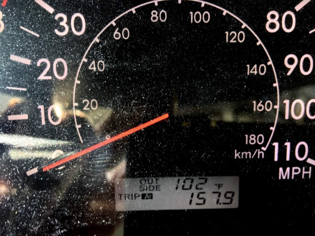 Dashboard readings have topped 100 degrees in Miami in June and so far in July. But the National Weather Service notes these readings aren’t accurate and are affected by many factors, including road heat and proximity to other cars and a car’s color, too.