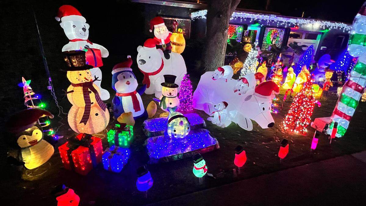 Victor Pedroso’s holiday display is at 6140 SW 46th Terr. in Miami.