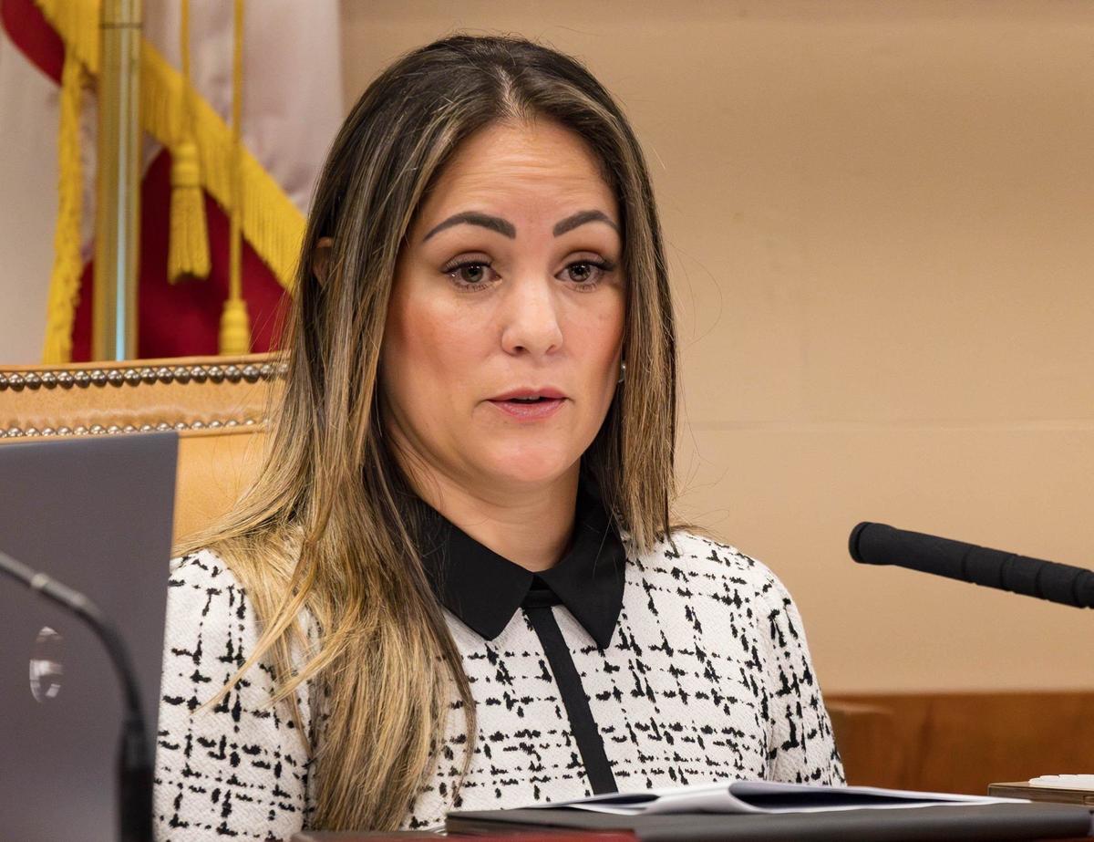 Coral Gables Commissioner Melissa Castro speaks during a meeting at Coral Gables City Hall on Tuesday, Aug. 27, 2024, in this file photo.