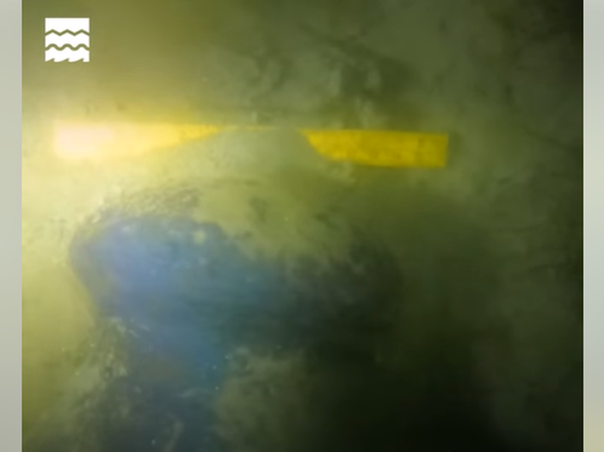 A bronze cannon sat on the bottom of the Thames Estuary in England for more than three centuries.
