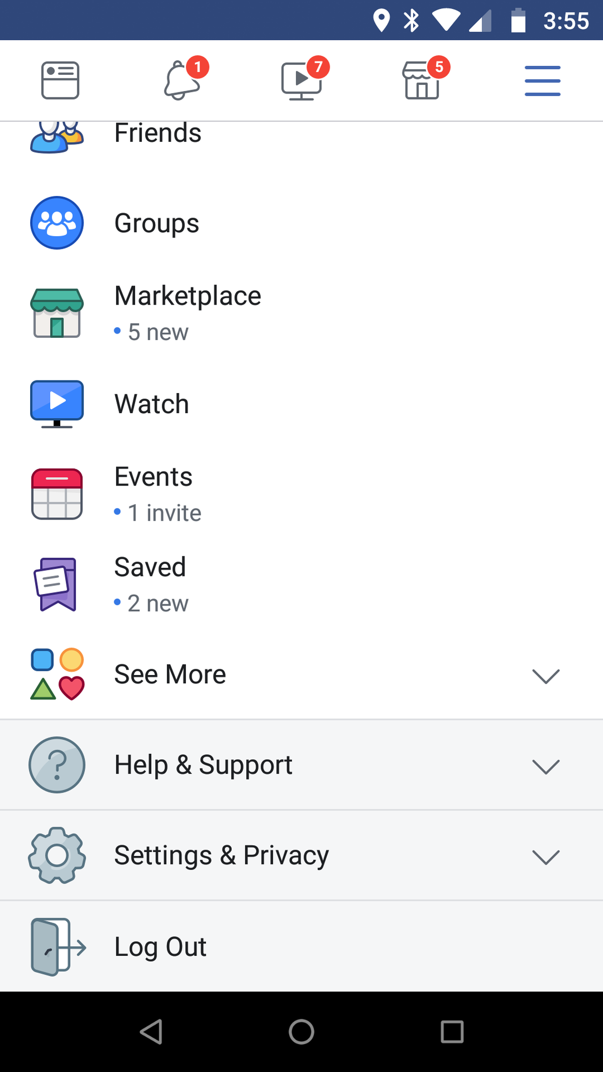 Find your settings first.
