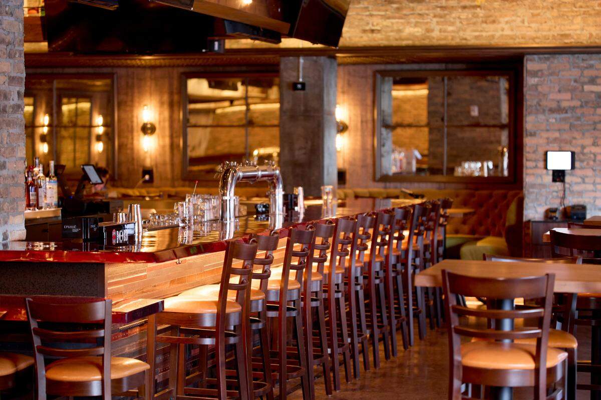 The 40-seat bar at Bar Tulio’s, a new Mexican restaurant in Wynwood.