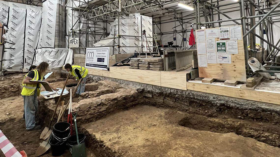 Experts said their excavations will end soon, making way for work to conserve the ancient English Cathedral.