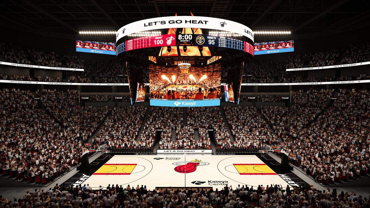Major upgrades to Kaseya Center are set to be unveiled, including a new scoreboard.