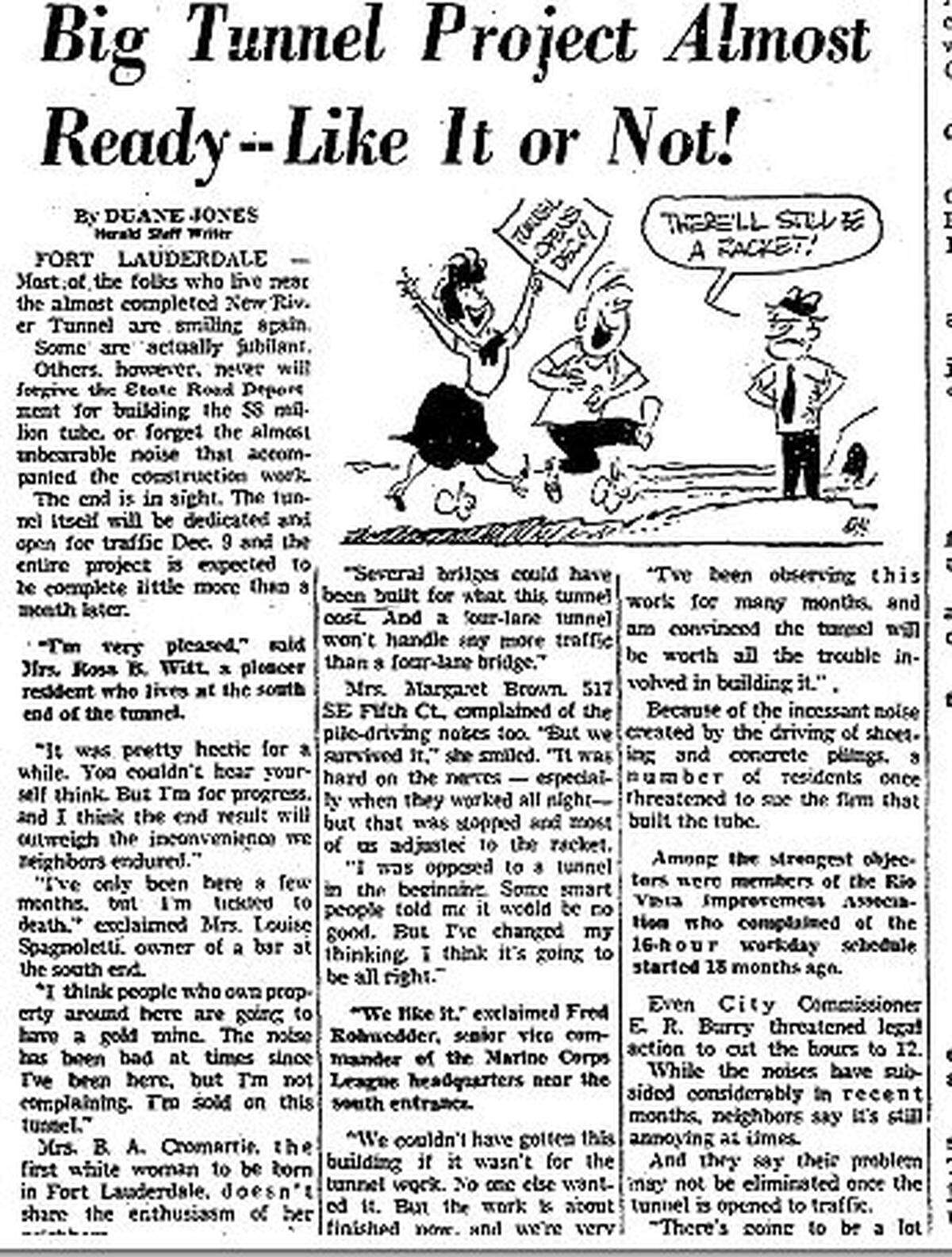 Miami Herald news coverage from 1960.