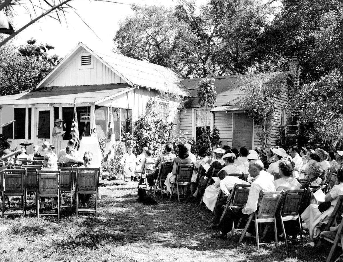 First schoolhouse in Miami-Dade County, on Grand Avenue in Coconut Grove.