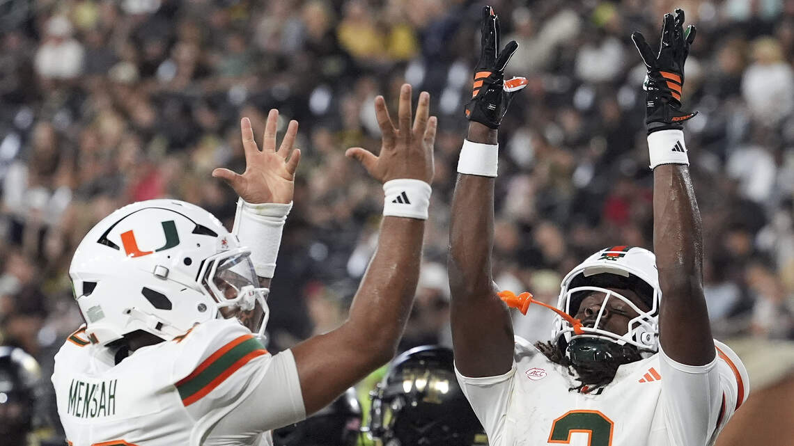 Where the Miami Hurricanes rank in AP poll after win over Wake Forest