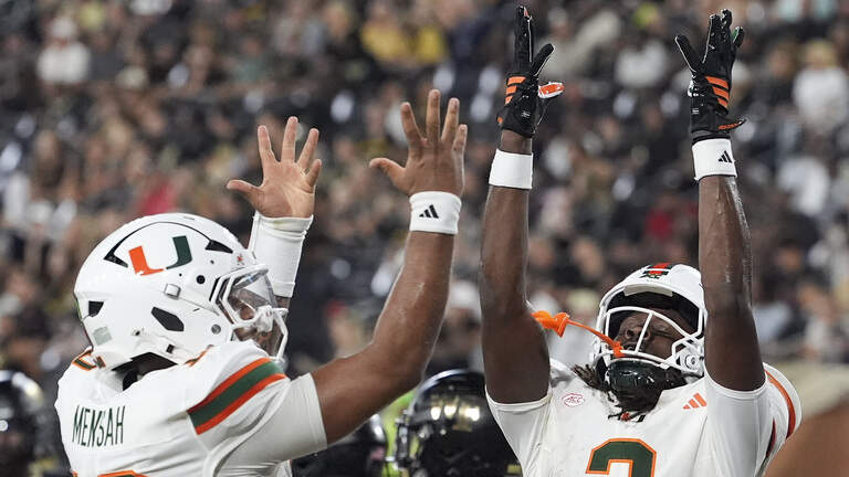 Where the Miami Hurricanes rank in AP poll after win over Wake Forest