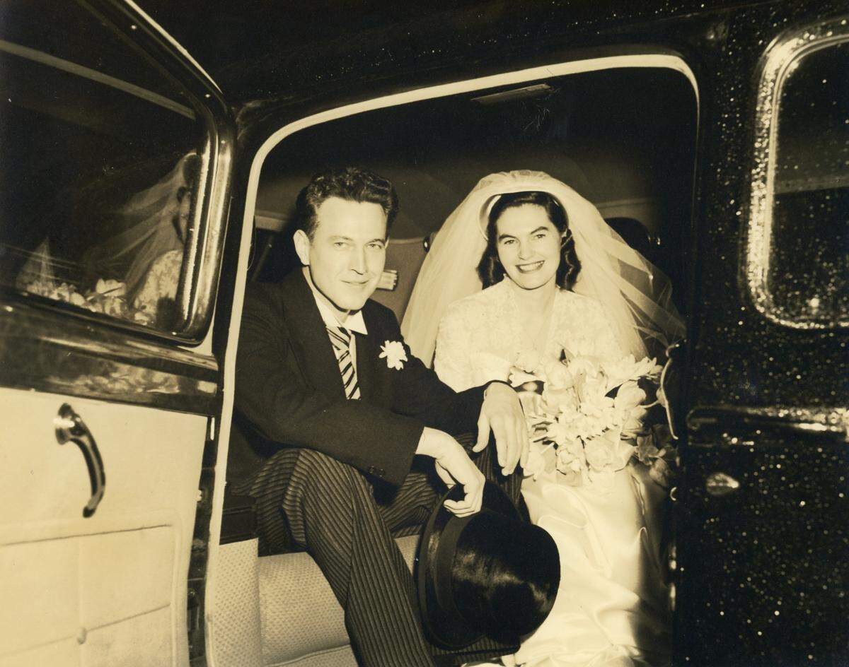 A Feb. 17, 1951 wedding picture of Carl S. Pugh and Jean Haydock in New York. Carl predeceased Jean.
