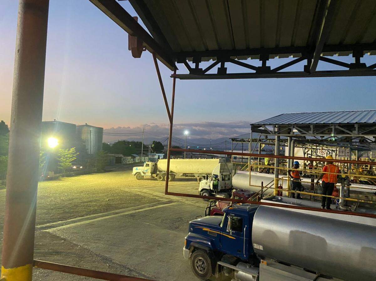 The West Indies Energy Company SA, WINECO, said as of 10 a.m. Friday, fuel tankers were receiving fuel from its Varreux terminal in Port-au-Prince. It marked the first time since Oct. 17 that fuel tankers were allowed to access the distribution terminal by armed gangs.