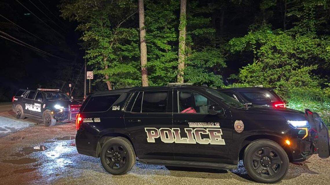 Rescuers searched overnight for four teens who were reported missing while rafting along the Cahaba River, Alabama officials said.
