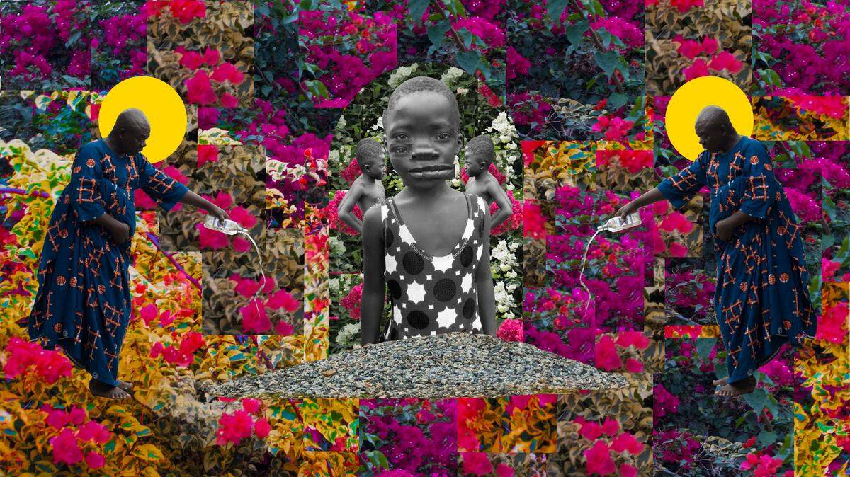 Damon Davis is among the artists whose works will be shown at Prizm Art Fair in Miami. On Friday, Davis will participate in an artist talk with Phillip Agnew, artist and co-founder of Dream Defenders, and Patrisse Cullors, artist and co-founder of Black Lives Matter, at Smoke Signals Studio, which is showing his “Darker Gods” exhibit.