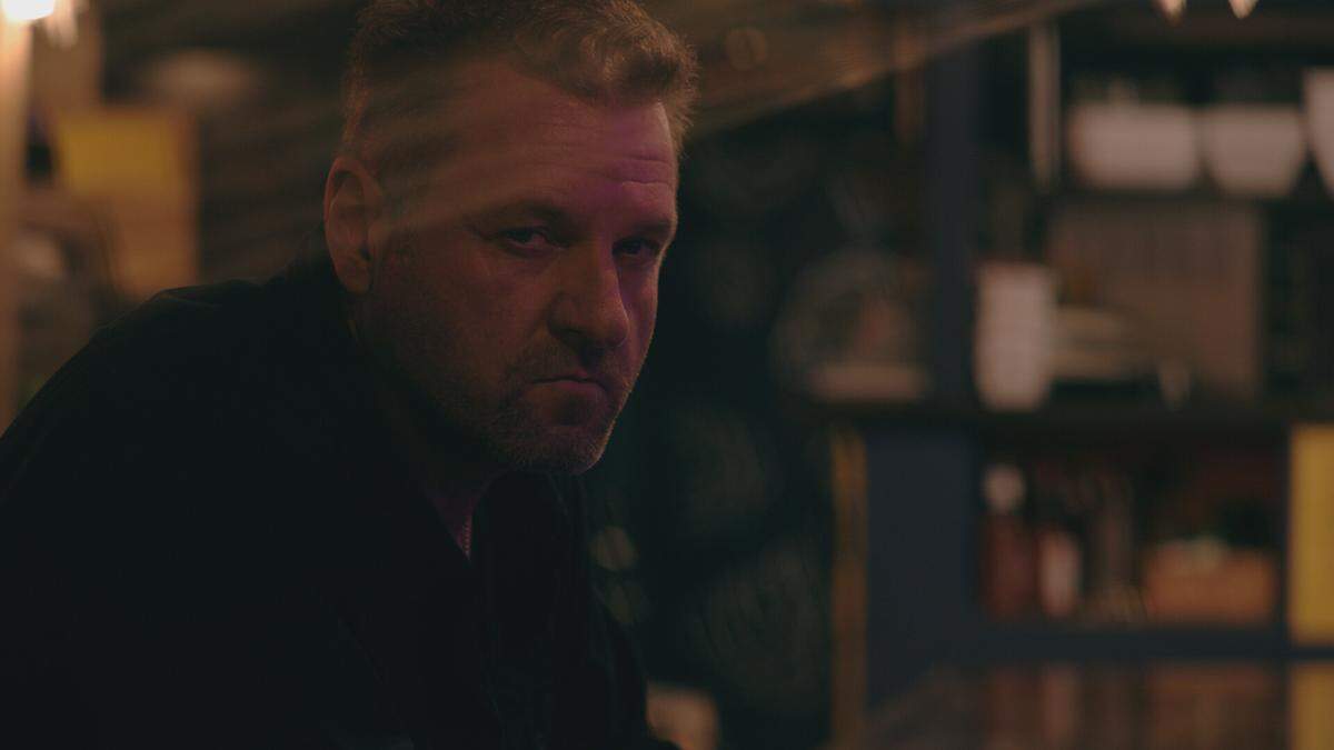 A scene from the short film “Frag” inspired by a true story. In the film, a man brings a grenade into a South Florida gay bar.