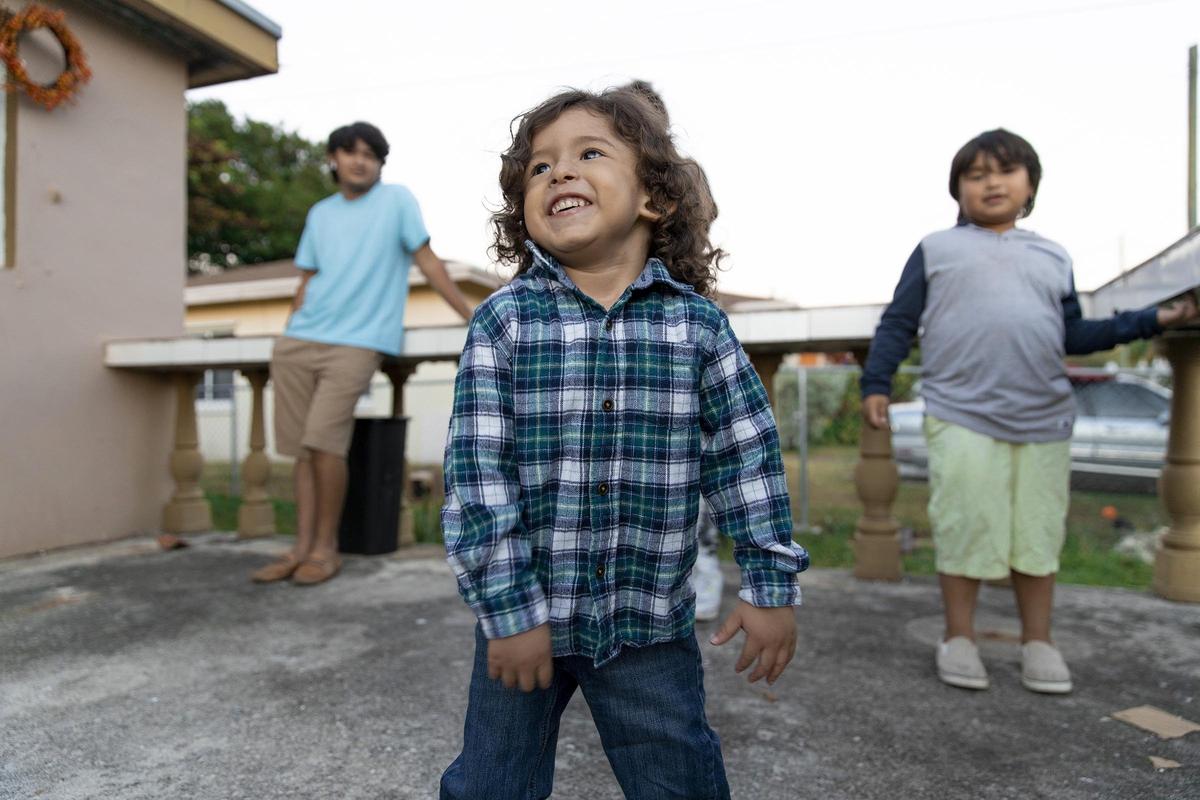 Jonathan Vaquiz , 3, has chronic lung disease, heart disease, and also has DiGeorge syndrome, which is a chromosomal disorder that results in poor development of several body systems. His dad suffered a head trauma and is now both in a wheelchair and paralyzed; Jonathan’s family is struggling with the basics.
