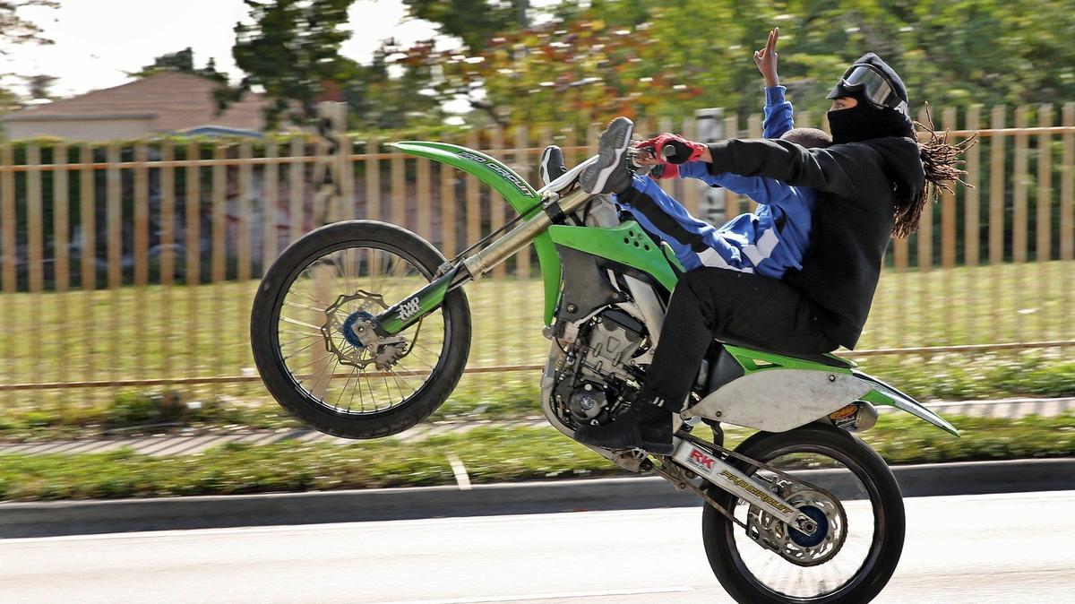Popping wheelies won’t be tolerated, say South Florida police, concerned about rowdy crowds during the annual off-road bike rally on South Florida streets on Monday, Martin Luther King Jr. Day.