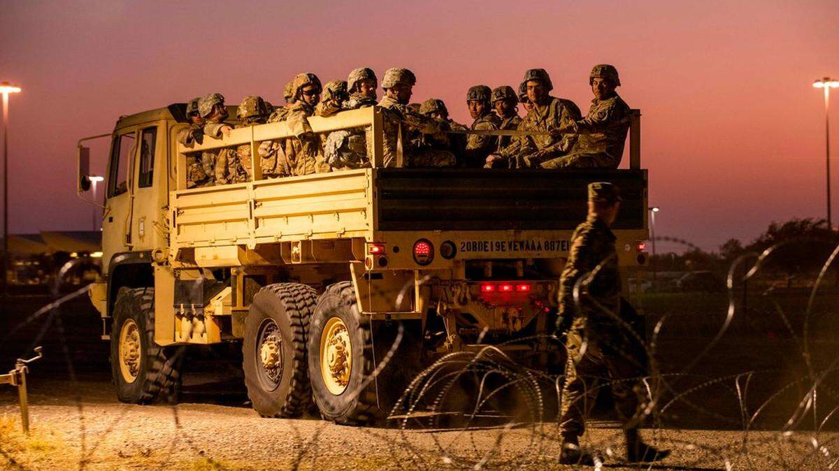 President Trump ordered troops to the U.S.-Mexico border in advance of a migrant caravan’s arrival.