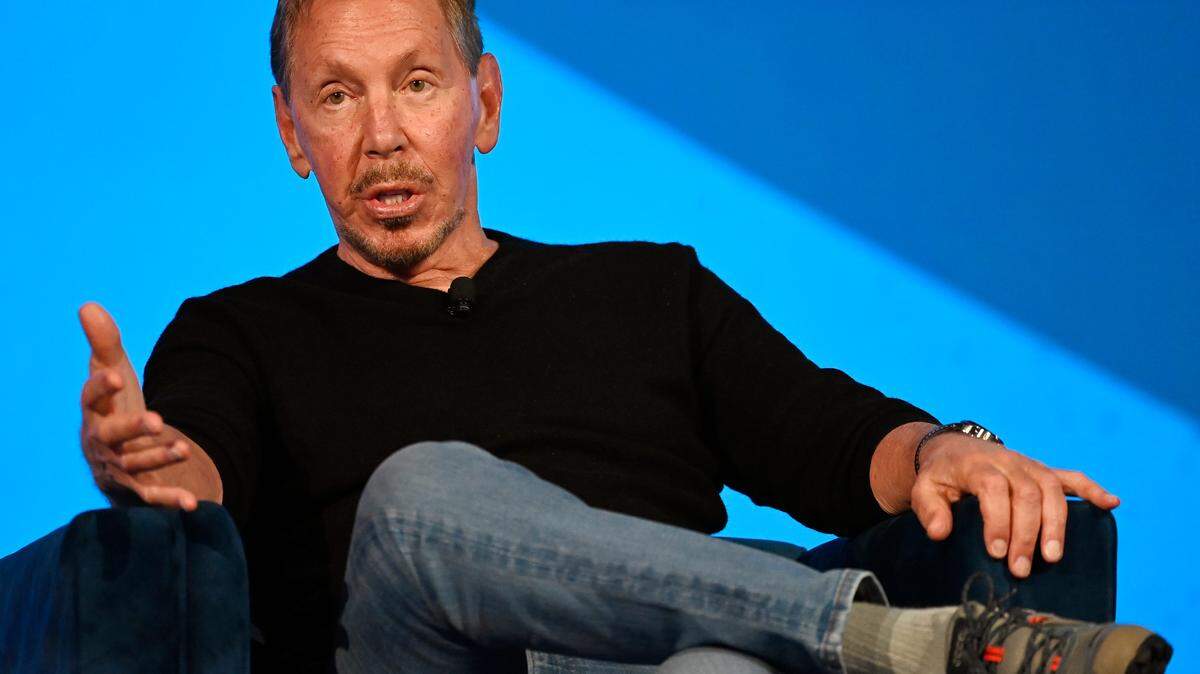 Oracle Corp. founder Larry Ellison discusses the future of health care and other topics during the Oracle Health Summit Wednesday, Oct. 30, 2024, in Nashville, Tenn.