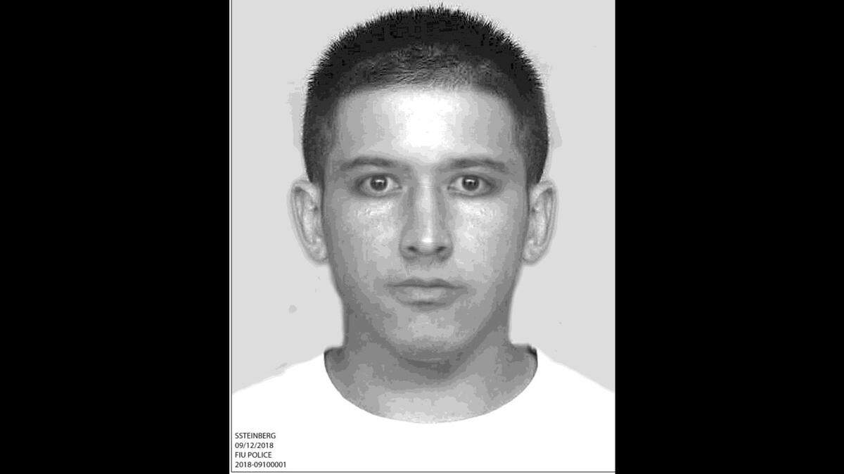 With the help of one of the victims, police created this computerized sketch of the teenager who attacked two high school students on the north campus of Florida International University earlier this week.