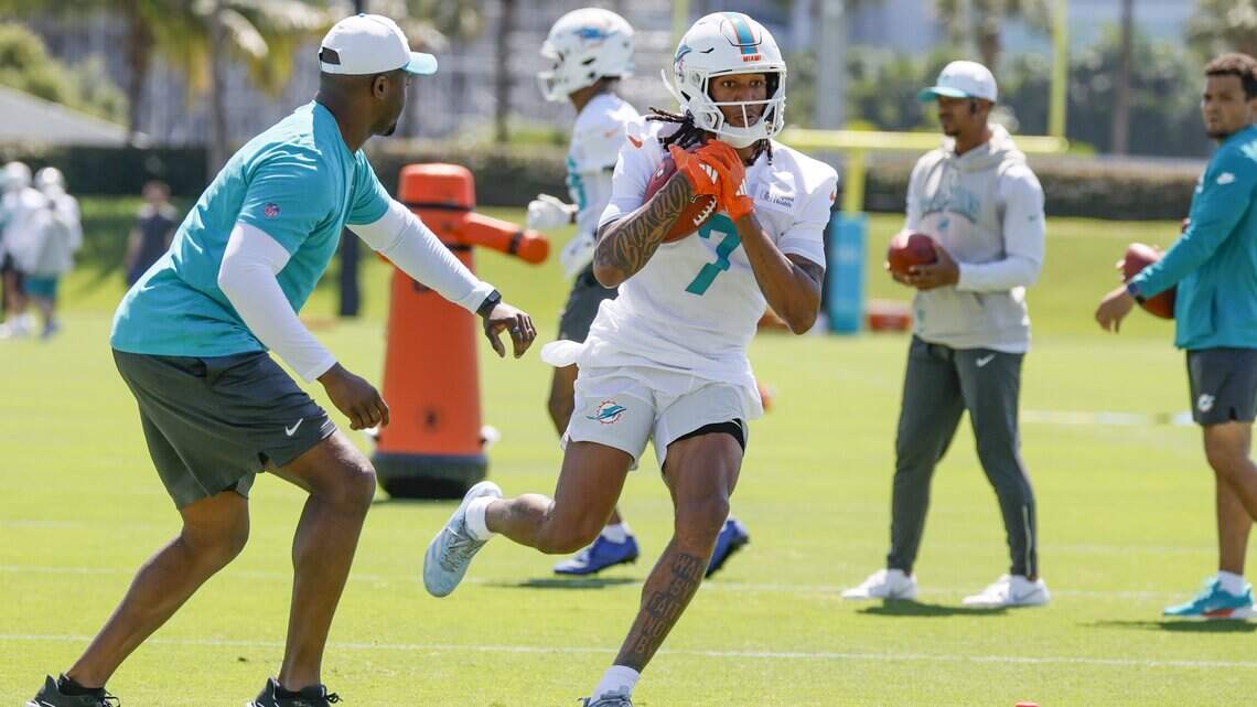 Why Dolphins WR Caleb Douglas ‘got a ways to go’ despite mild success