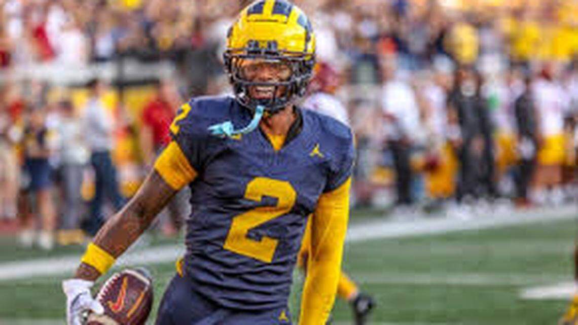 Michigan cornerback Will Johnson (2) is commonly projected as the Miami Dolphins’ first round pick at 13th overall in the NFL Draft, according to some mock drafts.