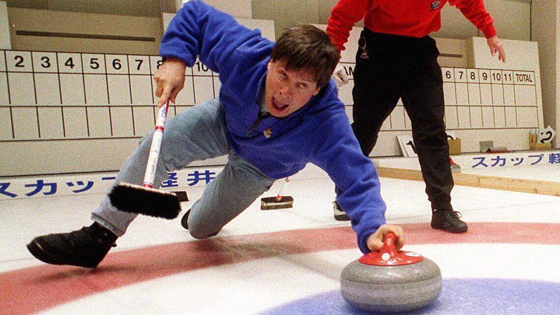Swept up by curling