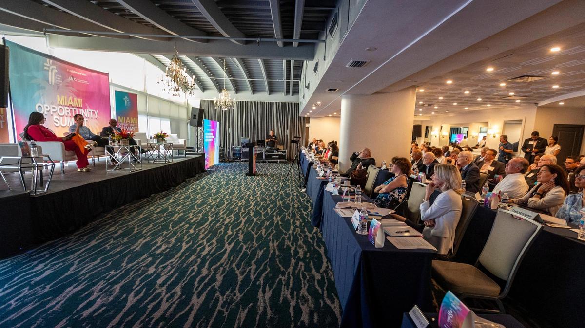 Miami, August 22, 2023 - The Miami Opportunity Summit: A Celebration of Immigrants’ Contributions to South Florida held at the DoubleTree by Hilton Grand Hotel on Biscayne Key 1717 N Bayshore Dr, Miami, FL 33132