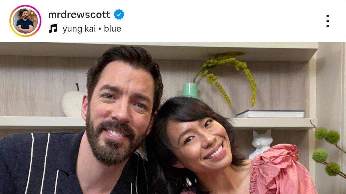 drew scott with wife linda phan