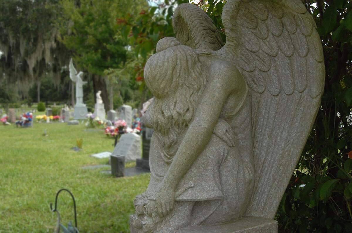El cementerio Greenwood, donde fue enterrado Reggie Jacques.