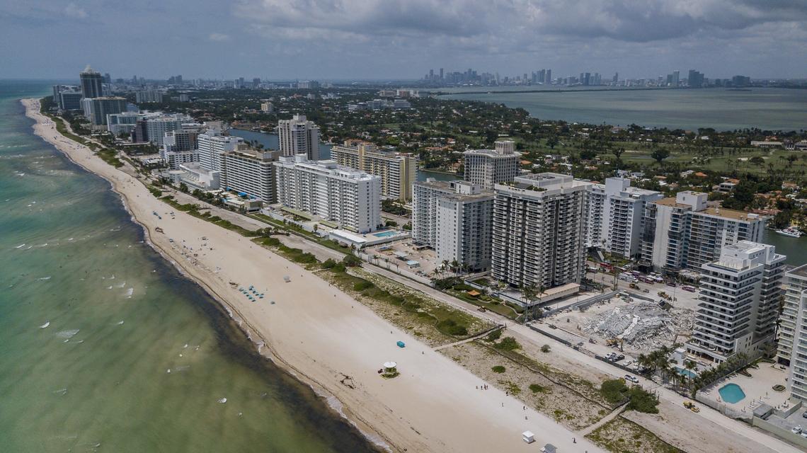 The former Marlborough House condominium building in Miami Beach collapsed Monday morning, injuring one, according to Miami Beach police. “We are working closely with City officials and industry agencies to understand what happened," said Luis Leon, president of Winmar Construction.