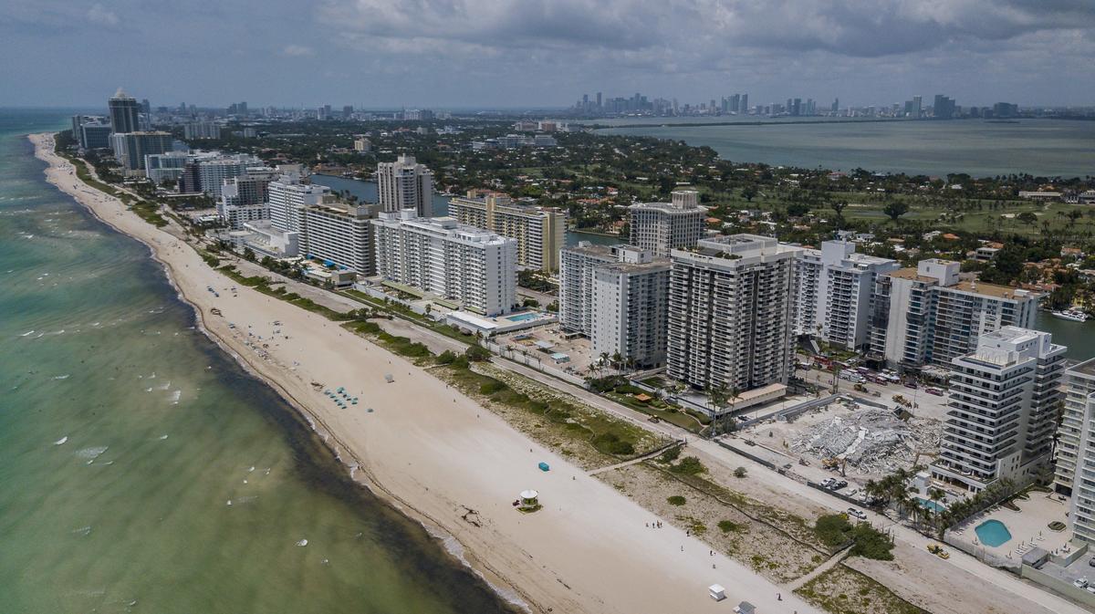 The former Marlborough House condominium building in Miami Beach collapsed Monday morning, injuring one, according to Miami Beach police. “We are working closely with City officials and industry agencies to understand what happened," said Luis Leon, president of Winmar Construction.