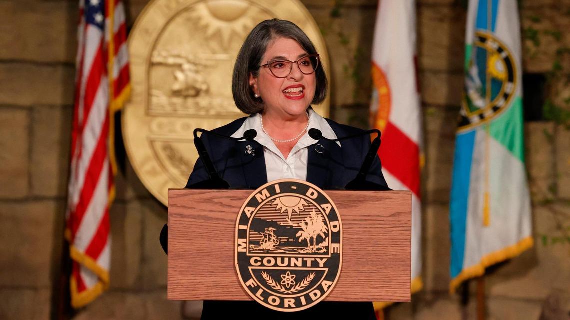 Miami-Dade County Mayor Daniella Levine Cava had a surprise for her 2024 State of the County on Jan. 24, 2024: a $2.5 billion borrowing referendum she wants to take to voters in November. She’s also running for reelection this year.