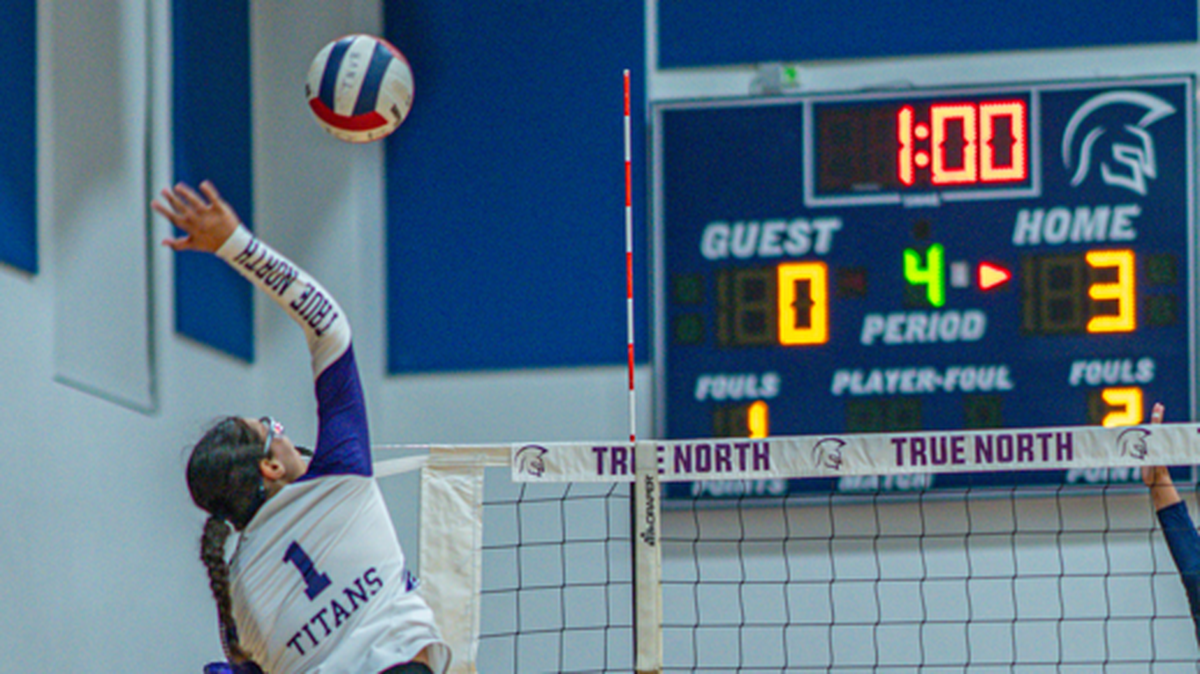 True North girls’ volleyball player Dayleen Valdes had 17 kills to lead the Titans to a win over Archbishop Carroll and their first ever district championship last week.