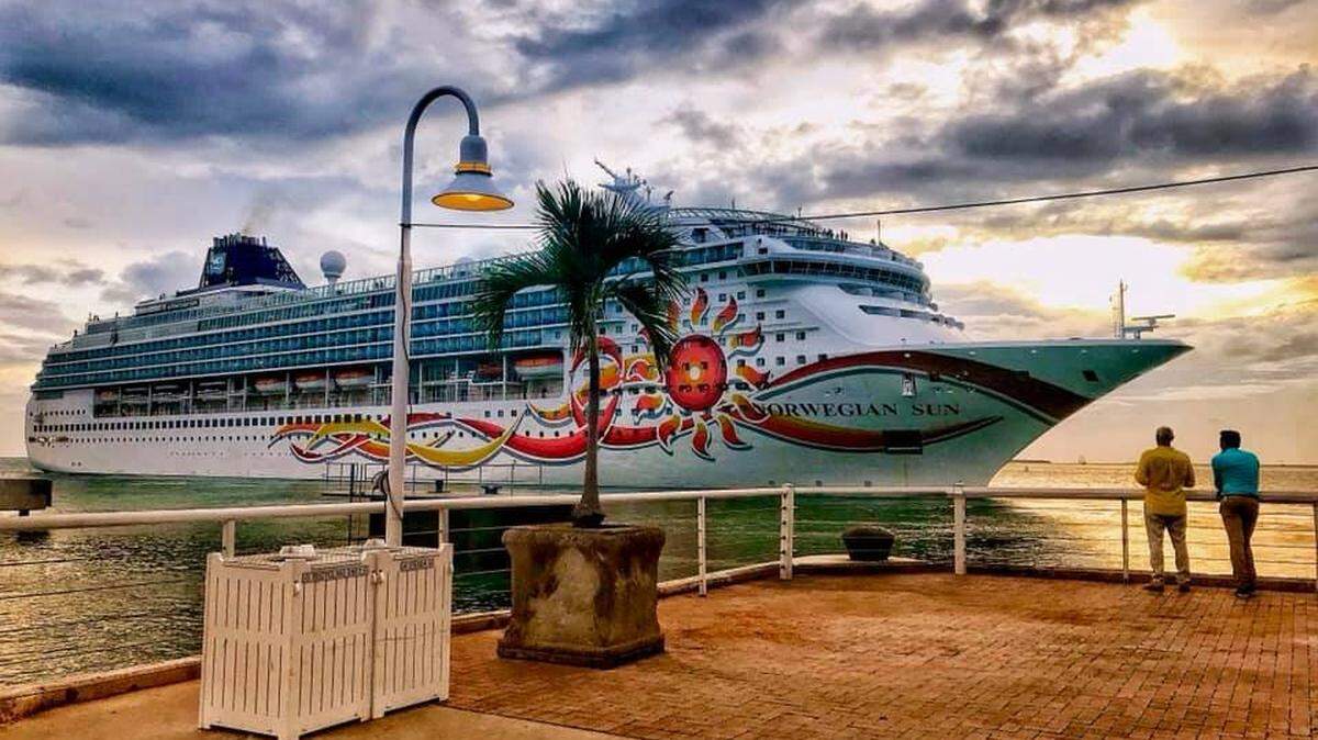 The Norwegian Sun, on a visit to Key West in 2019.