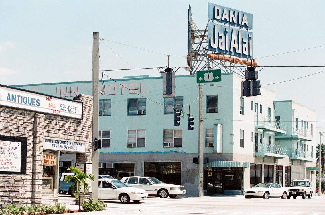 A view of downtown Dania Beach in 1999.