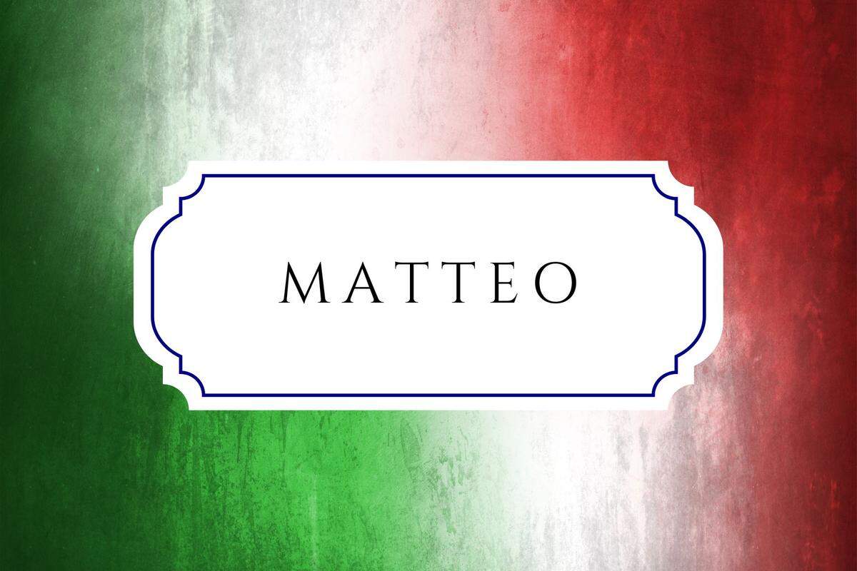 italian baby name matteo