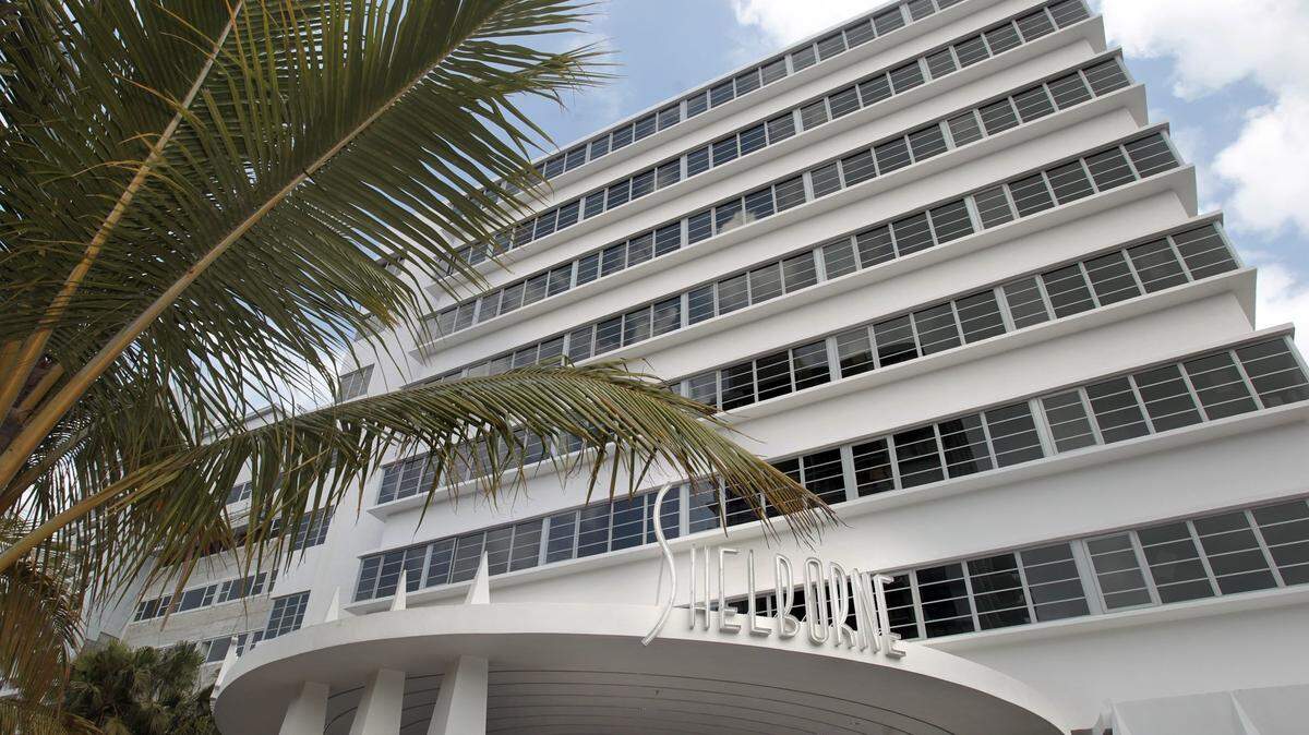The Shelborne South Beach is undergoing an $85 million renovation. Above: The iconic Miami Modern-style hotel shown on Friday, March 28, 2014.