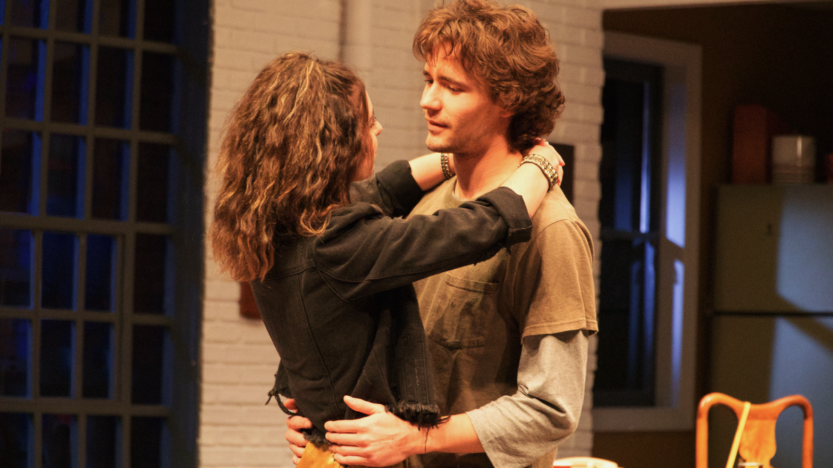 The characters played by Harley Muir and Teddy Calvin make a connection in “This Is Our Youth” at the Arsht Center.