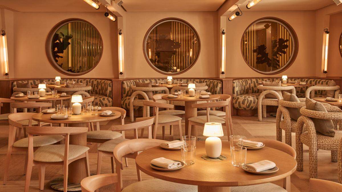 The dining room at Pauline at The Shelborne by Proper in Miami Beach.