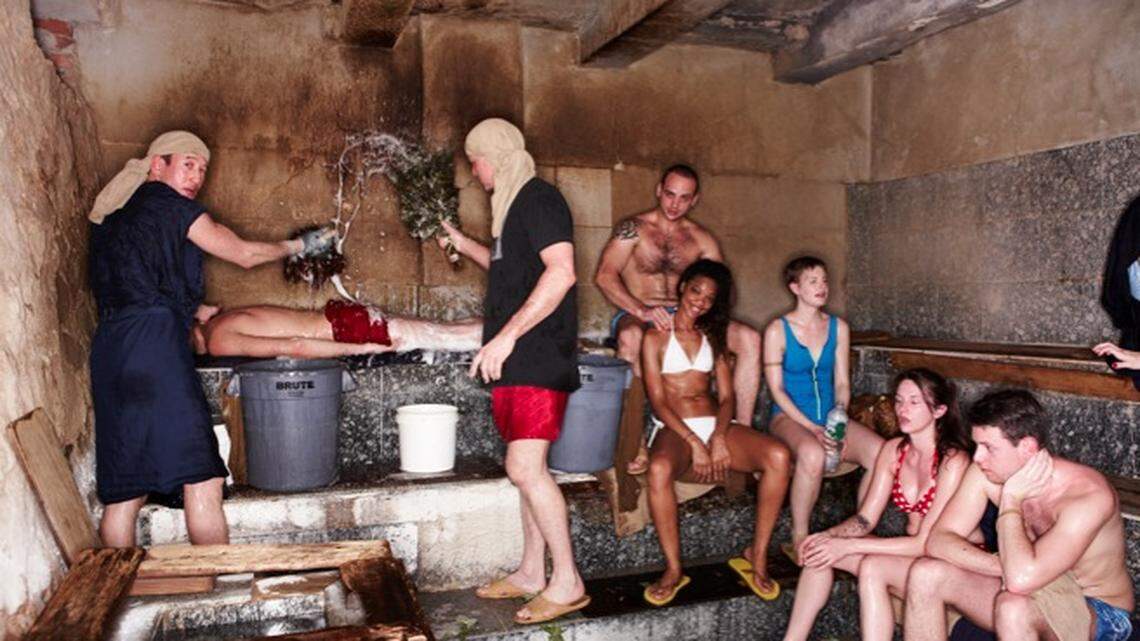 The Russian and Turkish Baths, 5445 Collins Ave. in Miami Beach, has been closed since last summer after an engineer noted concrete issues in the garage under the spa. The owner is fighting to reopen the business and says it is safe to occupy.