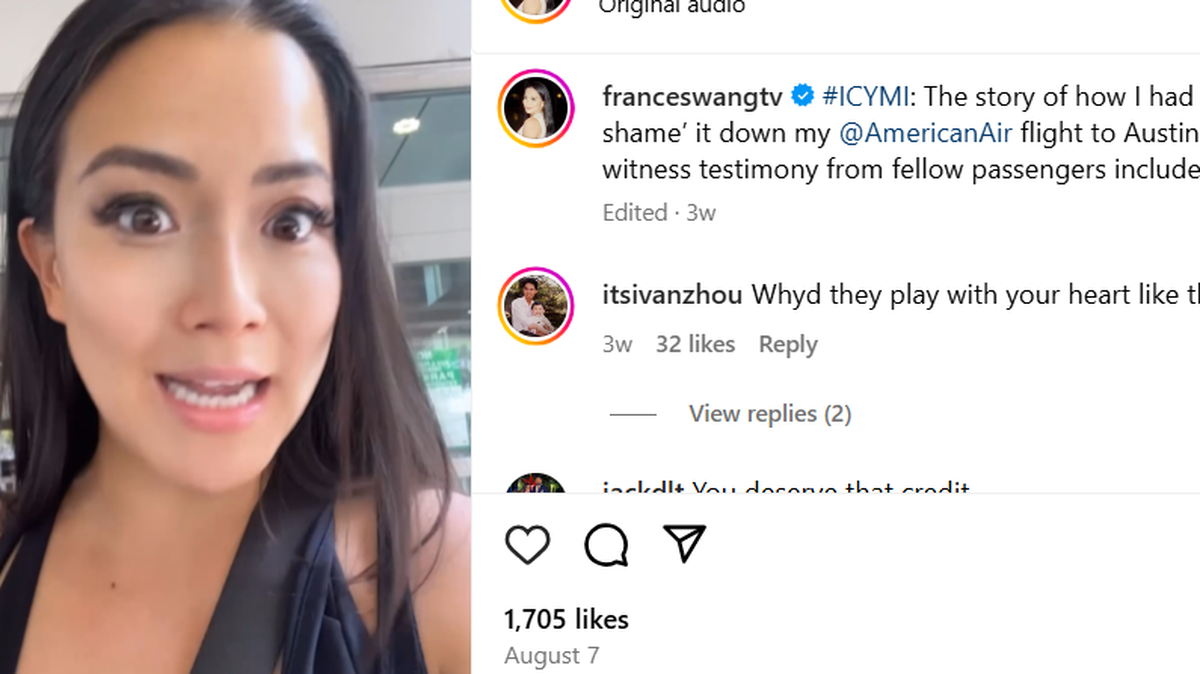 Frances Wang/Instagram screenshot