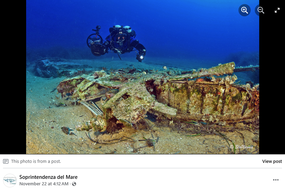 Divers recovered the plane’s serial number, allowing historians to identify the German air force members who manned the plane.