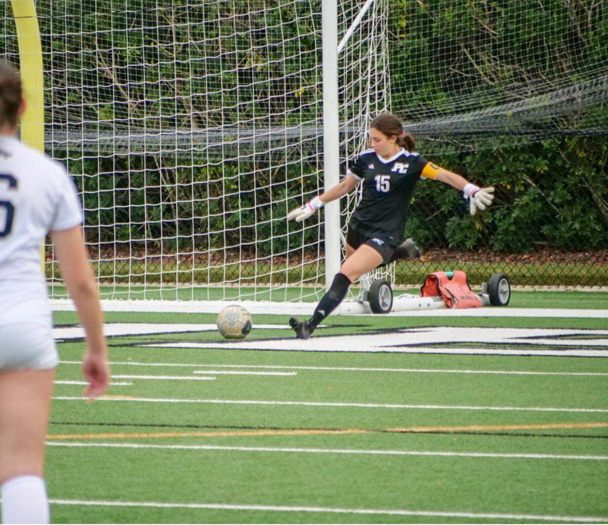 Pine Crest goalkeeper Ashley Small, an FAU commit, is healthy after dealing with injuries over the past two seasons and looking to end her high school career on a high note.