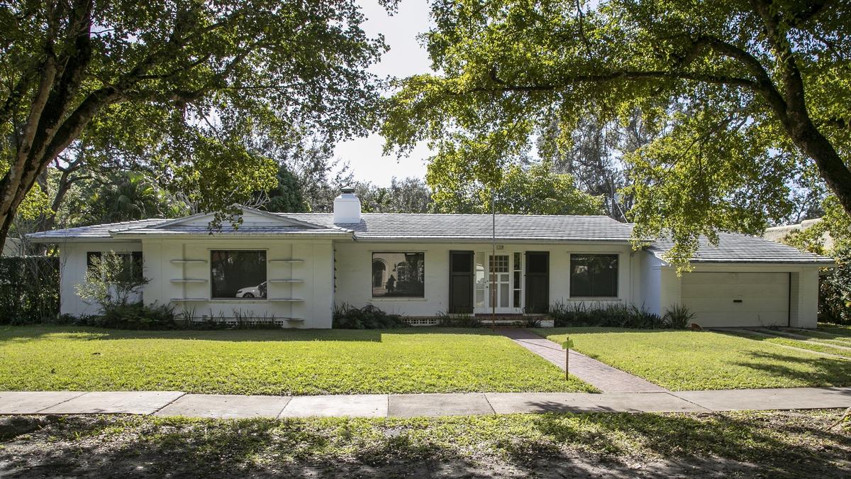 This 1937 ranch house by noted Miami architect Russell Pancoast is up for historic designation by the city of Coral Gables.