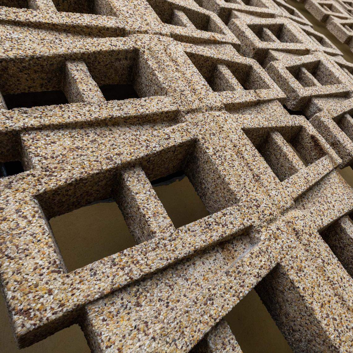 The exterior facade of Miami International Airport’s new terminal on Wednesday, July 23, 2025, in Miami, Fla.