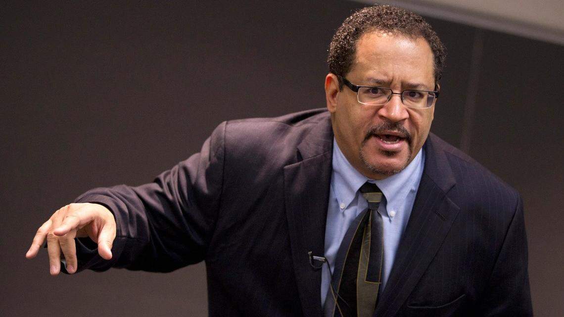 Author Michael Eric Dyson sees no empirical evidence that “young white kids will suffer.”